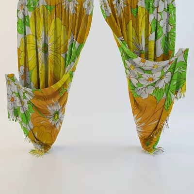 Curtains 3d model Curtains 3d model