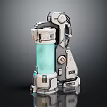 Modern Sci-Fi Equipment Mechanical Equipment Space-Time Module Sci-Fi Components High-Tech Components Sci-Fi Items 3d model
