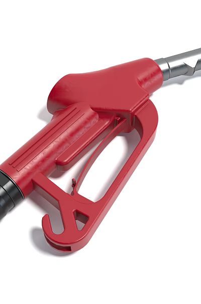 Red Fuel Nozzle Public Facility Essential Equipment For Gasoline Stations 3d model