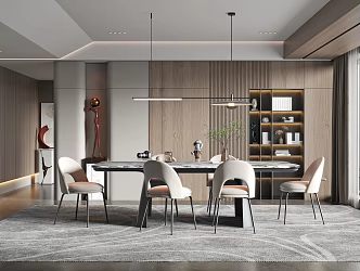 Modern Restaurant 3d model