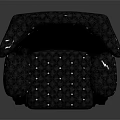 Modern Single Seater Sofa With Quilted Pattern Armrest Details And Elegant Design Elements