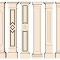 Jane's Roman Column Decorative Column 3d model