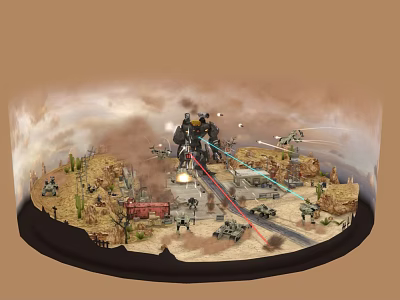 Modern Commercial Kitchen Equipment With Open Layout Interior And Island Counter Appliances 3d model