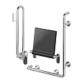 Stainless Steel Wall Mounted Bathroom Accessories Including Handrail Shelf And Towel Bar