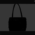 Black Handbag With Textured Surface And Elegant Handles For Fashionable Look
