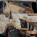 Rusty Van With Corroded Body And Damaged Parts