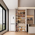 Modern Minimalist Sideboard Cabinet With Ample Storage And Display Space For Home Dining And Kitchen