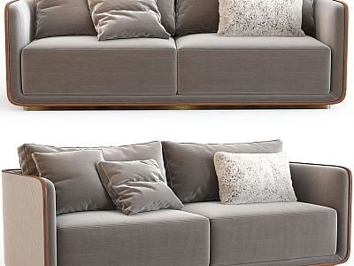 Double Sofa Double Sofa Multi-Person Sofa 3d model