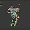 Robot Number Five Robot Sci-Fi Robot Character 3d model