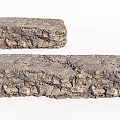Decorative Natural Stone Wood Material With Rough Surface Texture For Interior Design 3d model