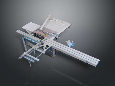 Industrial Aluminum Profile Cutting Hardware Tool With FOMIWA Brand And Precision Worktable 3d model