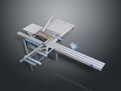 Industrial Aluminum Profile Cutting Hardware Tool With FOMIWA Brand And Precision Worktable 3d model