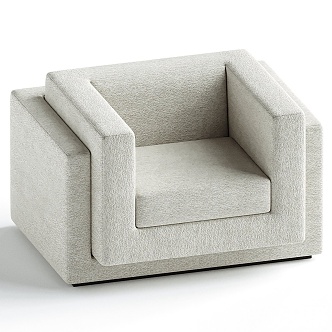 Modern Single Sofa 3d model