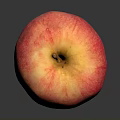 Fresh Ripe Red And Yellow Apple With Shiny Smooth Skin And Juicy Flesh