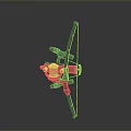 Crossbow Mechanical Crossbow Shift Bow and Arrow Shoot Far Equipment Weapons High-tech Crossbow 3d model