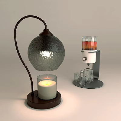 Modern table lamp tea cup 3d model Modern table lamp tea cup 3d model