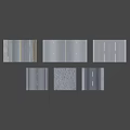 Various Road Pavement Textures With Lane Markings And Gravel Surfaces