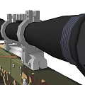 Tactical Camouflage Crossbow With Mounted Scope And Mechanical Bowstring System Design