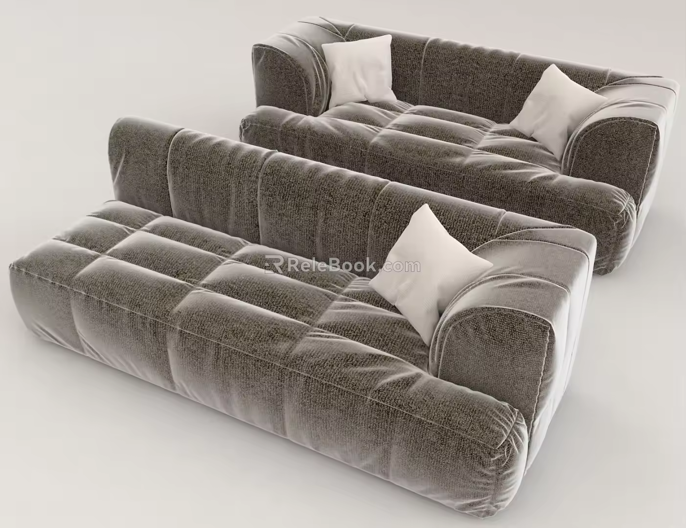 Sofa Leisure Chair Recliner Single Person Sofa Multi-Person Sofa Fabric Sofa 3d model
