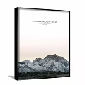 Sierra Mountains Scenic Landscape With Snow Capped Peaks And Mountain Range
