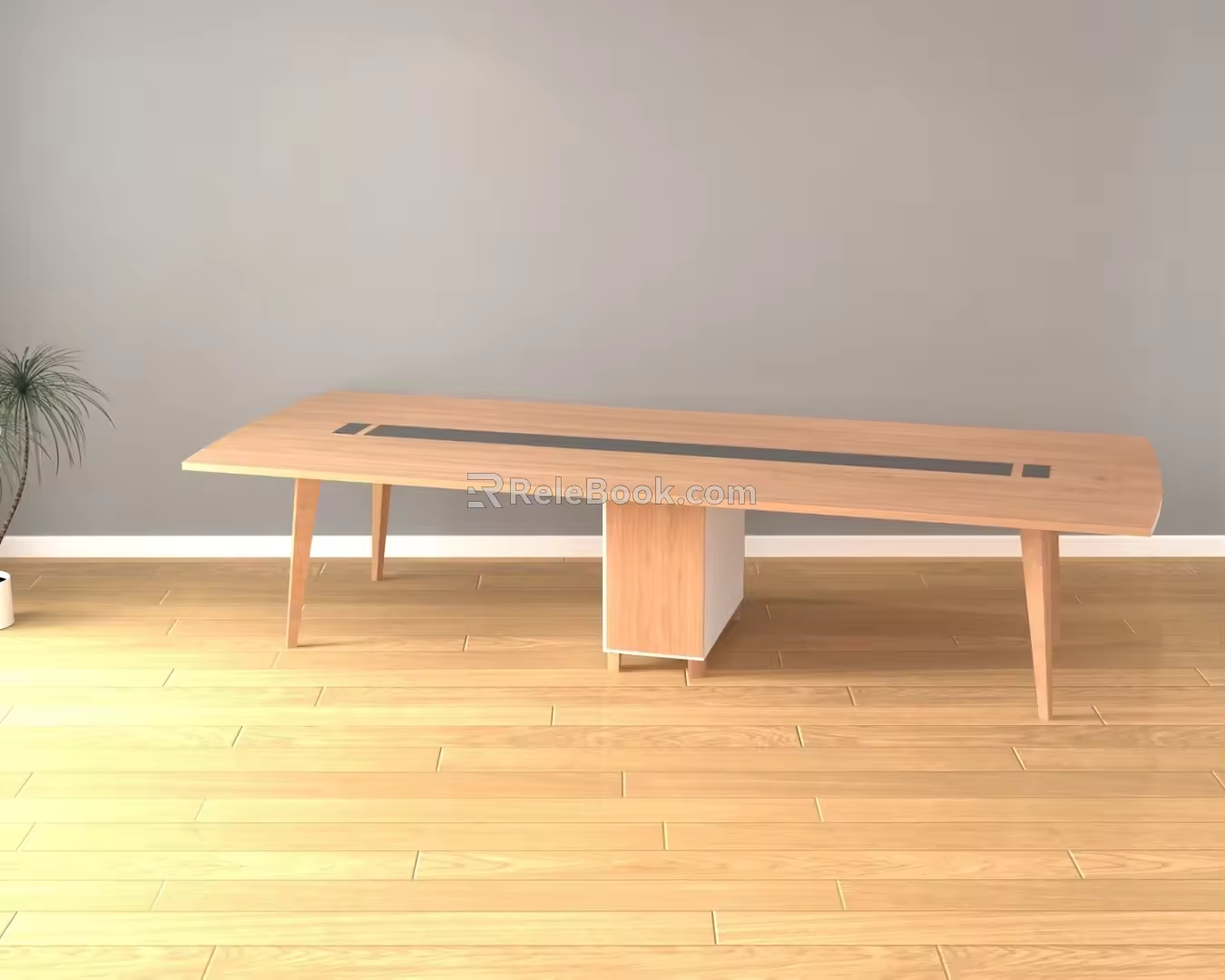 Group Desk Conference Table 3d model