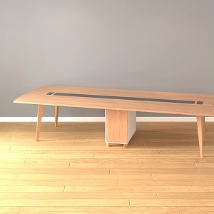 Group Desk Conference Table 3d model