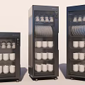 Midea Kitchen Dish Disinfection Cabinets With Bowls Plates Cups And Multiple Layers In Three Sizes