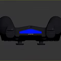 Black Gaming Controller With Colorful Buttons Analog Sticks And Ergonomic Design