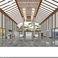 Cartoon Themed Shopping Mall Store with Shelves Merchandise and Character Display Areas