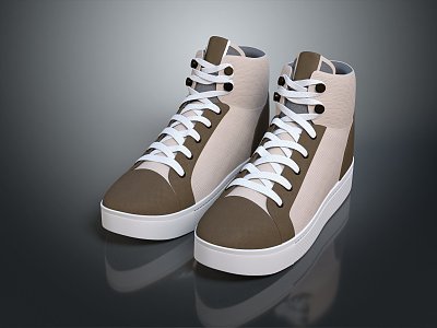 Modern Casual Shoes Jogging Shoes Bean Shoes Loafers 3d model