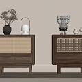 Quiet wind bedside table 3d model