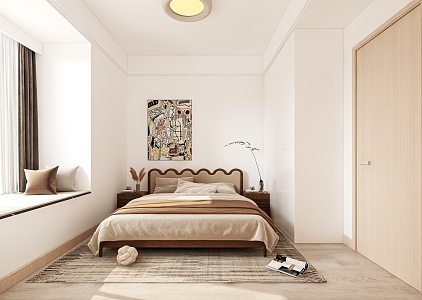 Modern Style Bedroom 3d model