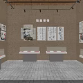 Traditional Vintage Interior With Earthen Walls Bamboo Woven Items Old Wooden Cabinet And Canopy Bed