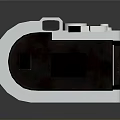 Vintage Electronic Camera Device With Retro Metal Leather Body Design