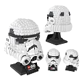Modern Lego Riot Helmet Toy 3d model