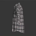 Casual Plaid Shirt For Men With Long Sleeves Classic Collar And Modern Style