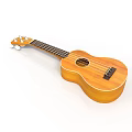 Wooden Brown Acoustic Ukulele With Four Strings For Home Daily Life Use