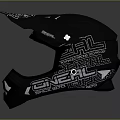 Tactical Weapon Helmet Featuring Black Color White Graphics And ONE Logo Design For Protection