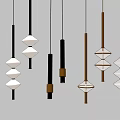 Modern chandelier 3d model