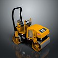 Asphalt paver paver road roller asphalt paver road car asphalt car 3d model