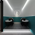 Modern Beauty Hair Salon Interior with White Styling Chairs Large Mirrors and Sleek Lighting