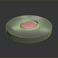 Modern tape transparent tape high strength tape 3d model