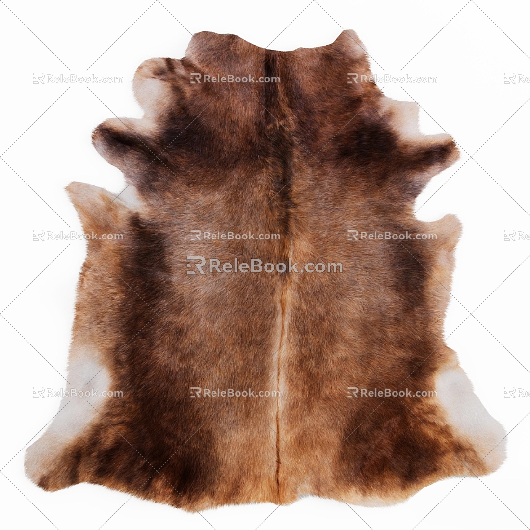 Animal Skin Carpet Animal Skin Carpet Modeling Carpet 3d model