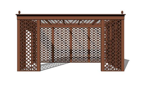 New Chinese Style Pavilion, Corridor Frame, Landscape Pavilion, Leisure Pavilion, Corridor, Special-shaped Frame, Rest Frame, Flower Frame, Gazebo Structure 3d model