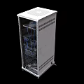 Old Server Data Storage Cloud Server 3d model