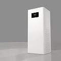Modern White Standing Air Conditioner Fan With Digital Temperature