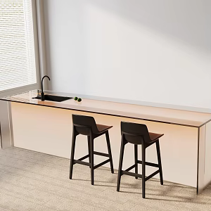 Modern table combination 3d model