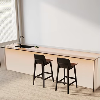 Modern table combination 3d model