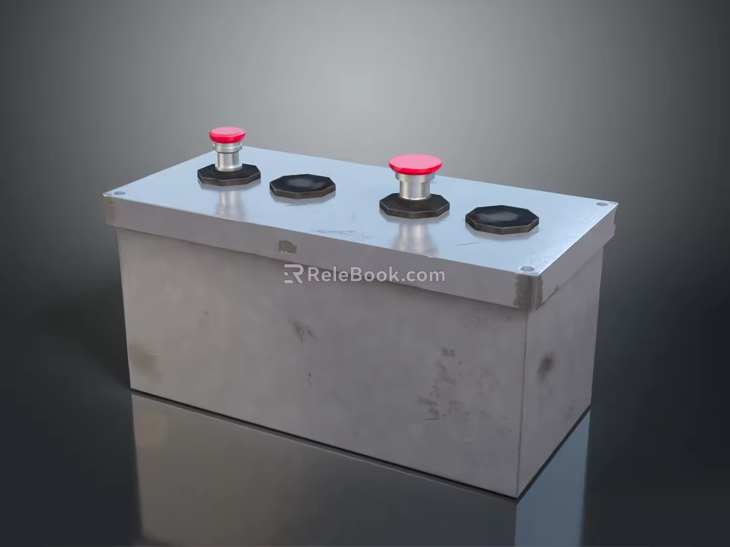 Electronic button key bomb key 3d model