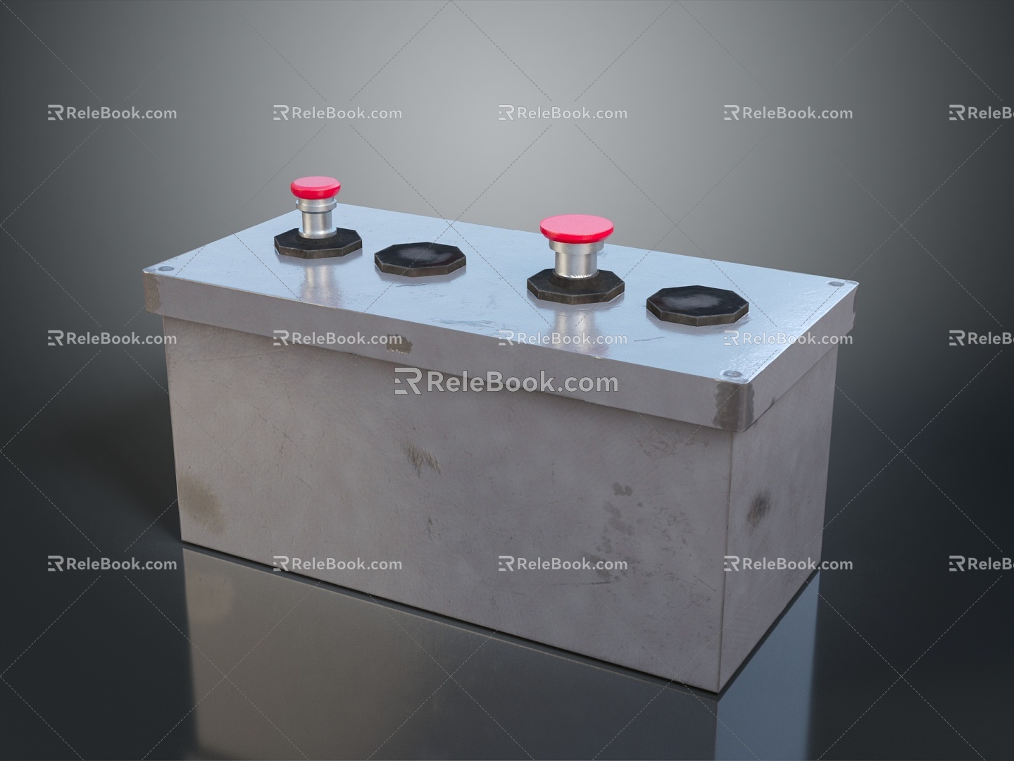 Electronic button key bomb key 3d model